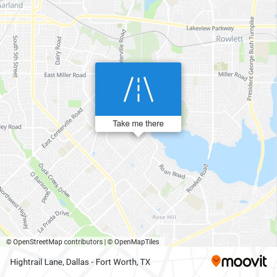 Mapa de Hightrail Lane