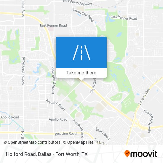 Holford Road map