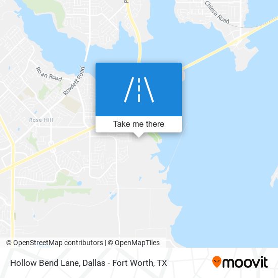 Hollow Bend Lane map