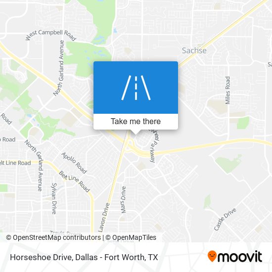 Mapa de Horseshoe Drive