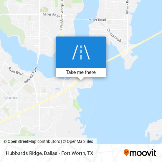 Mapa de Hubbards Ridge