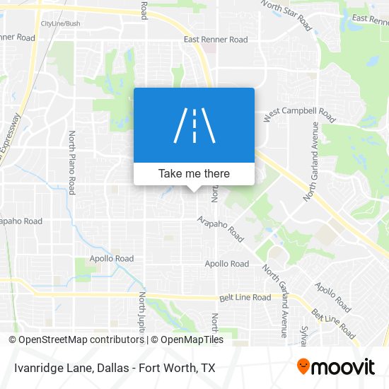 Mapa de Ivanridge Lane