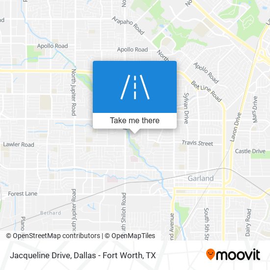 Jacqueline Drive map