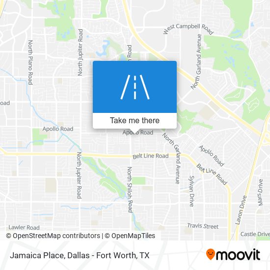 Jamaica Place map