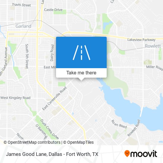 James Good Lane map