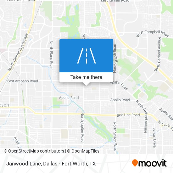 Mapa de Janwood Lane