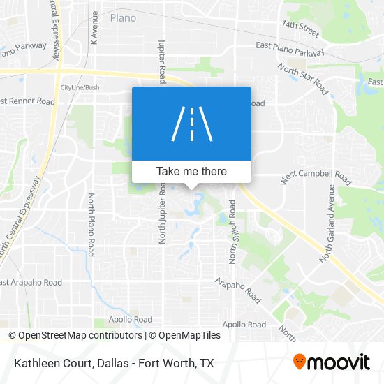 Kathleen Court map