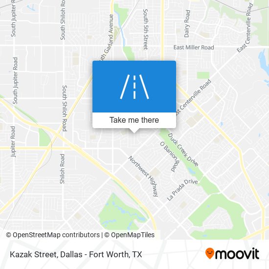 Kazak Street map