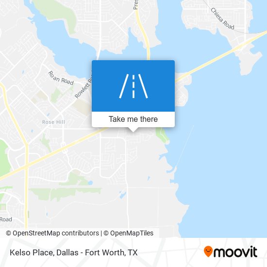 Kelso Place map