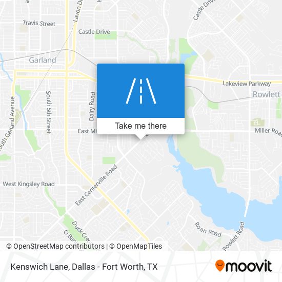 Mapa de Kenswich Lane