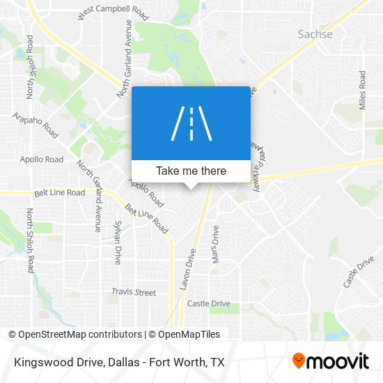 Mapa de Kingswood Drive