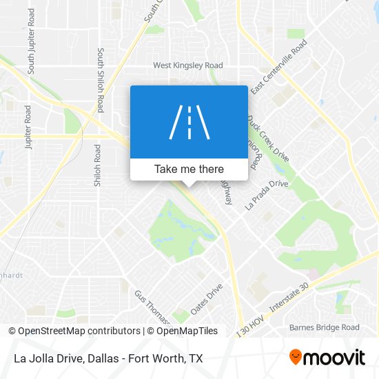Mapa de La Jolla Drive