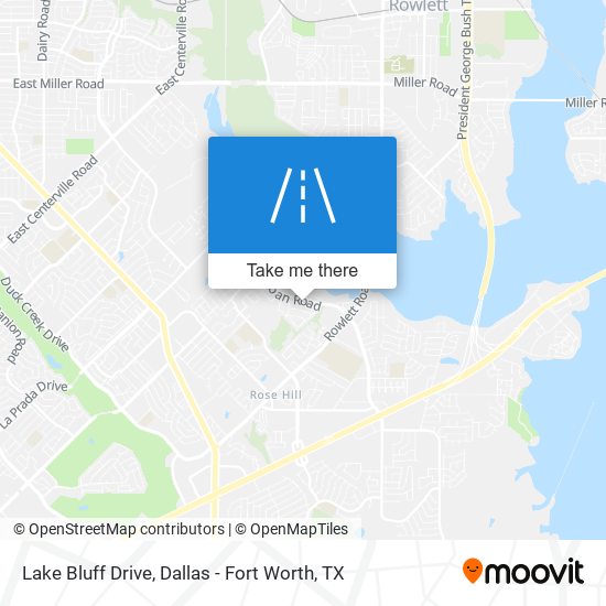 Mapa de Lake Bluff Drive