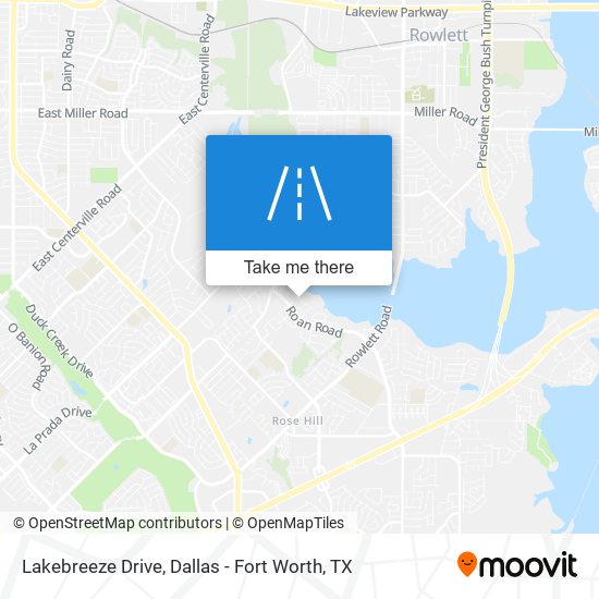 Mapa de Lakebreeze Drive