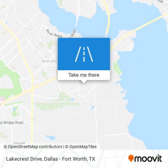 Lakecrest Drive map