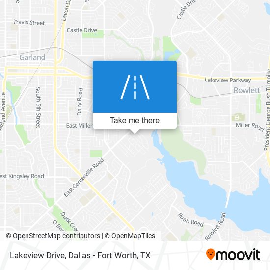 Lakeview Drive map