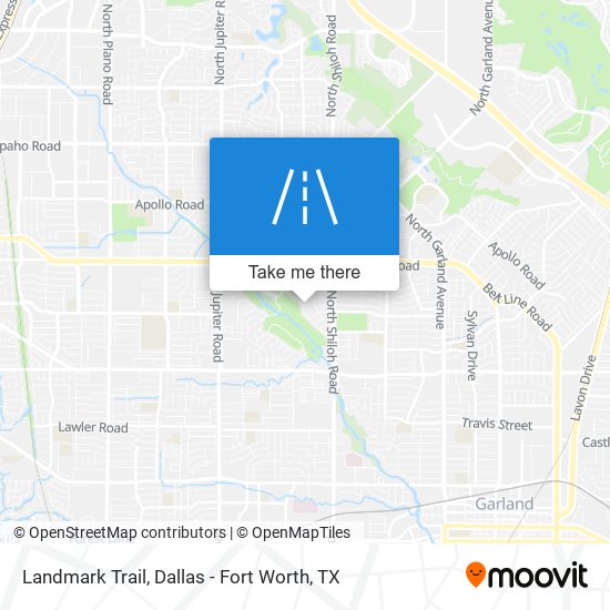 Mapa de Landmark Trail