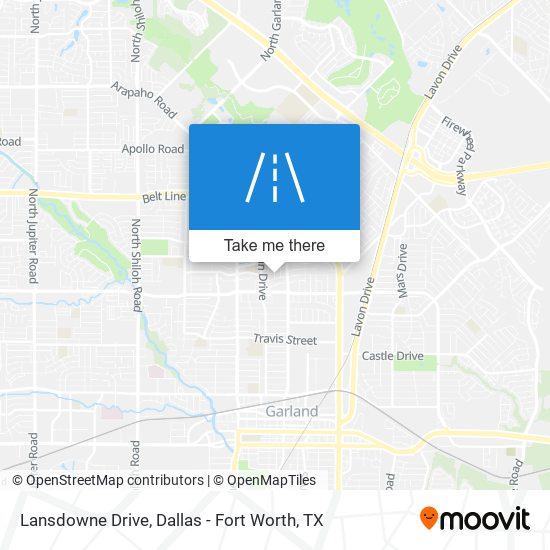 Lansdowne Drive map