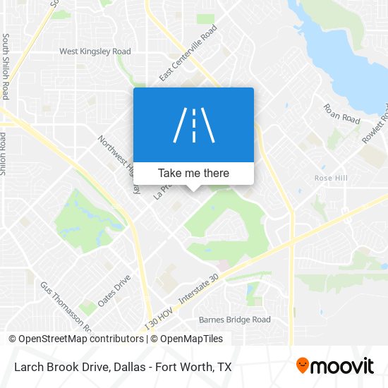 Mapa de Larch Brook Drive