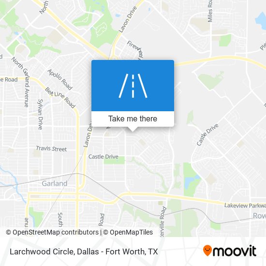 Mapa de Larchwood Circle