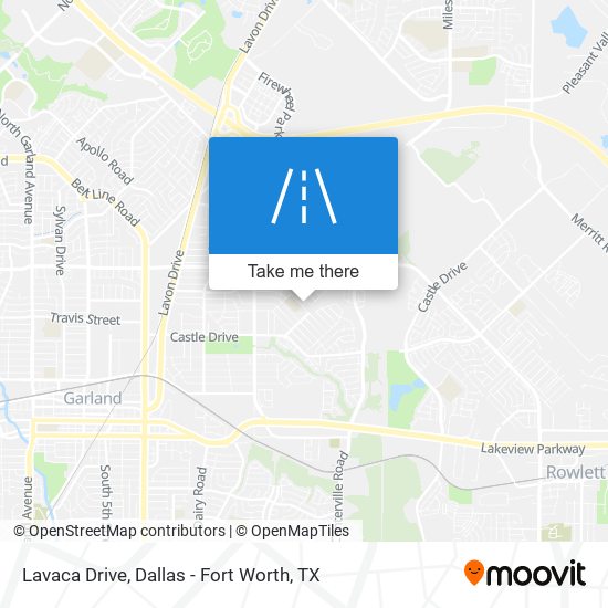 Lavaca Drive map