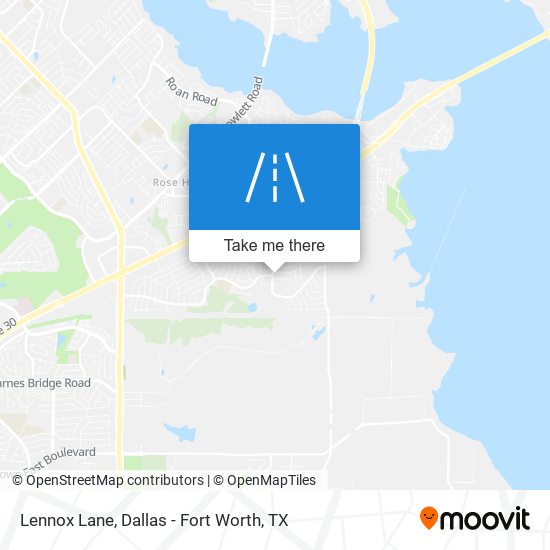 Lennox Lane map