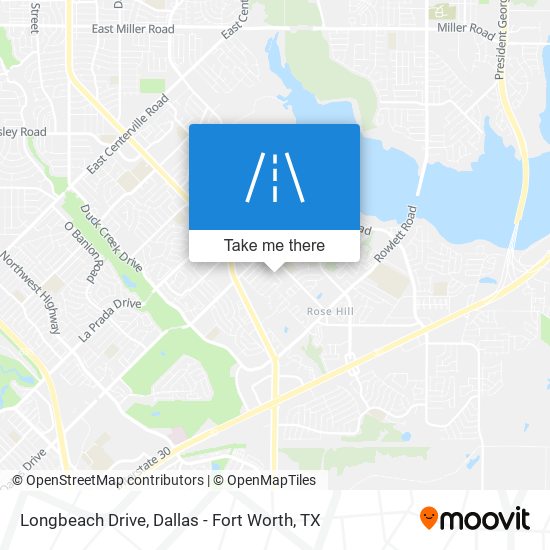 Longbeach Drive map