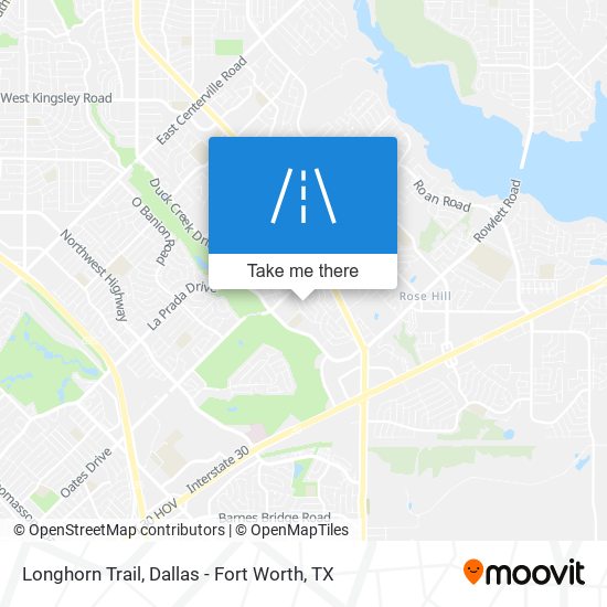 Mapa de Longhorn Trail