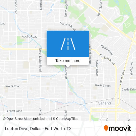 Lupton Drive map