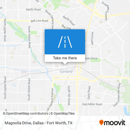 Magnolia Drive map