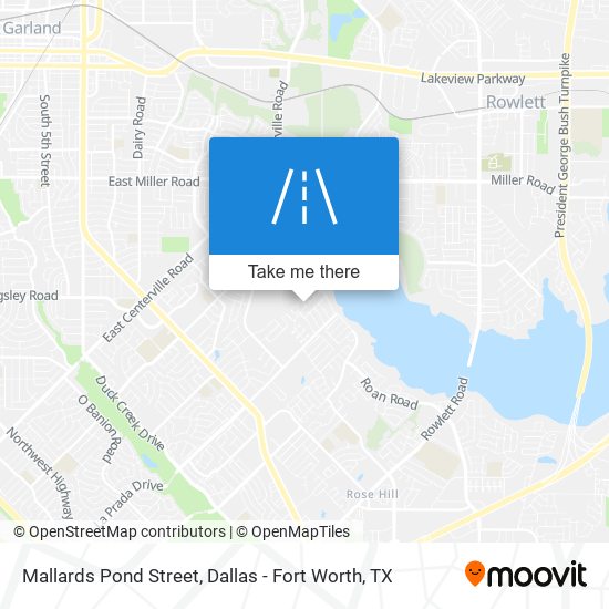Mallards Pond Street map