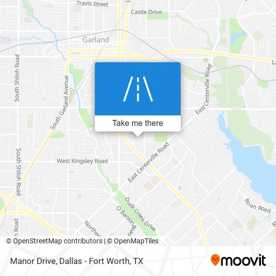 Mapa de Manor Drive