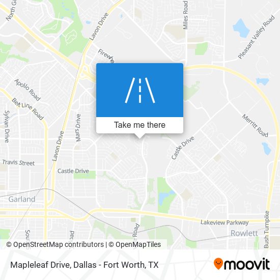 Mapleleaf Drive map
