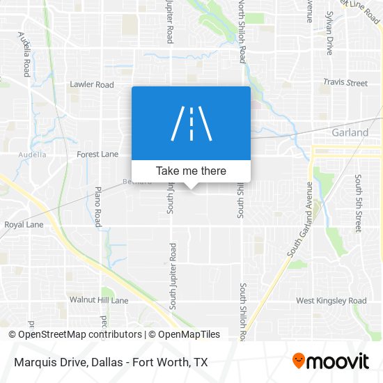Marquis Drive map