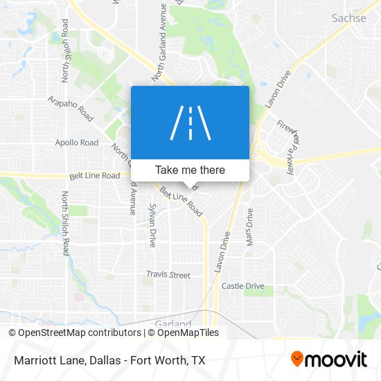 Mapa de Marriott Lane