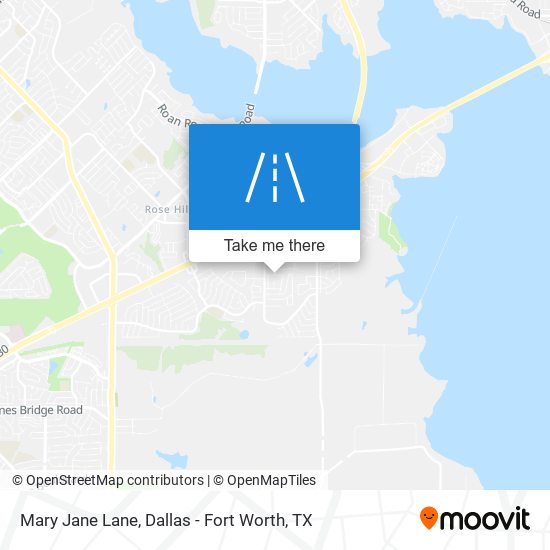 Mary Jane Lane map