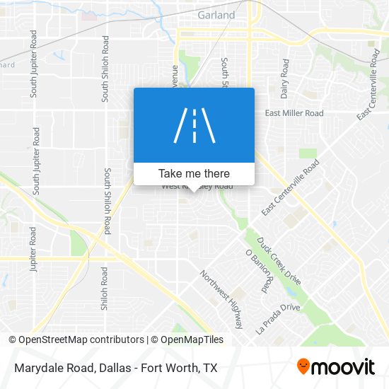 Marydale Road map