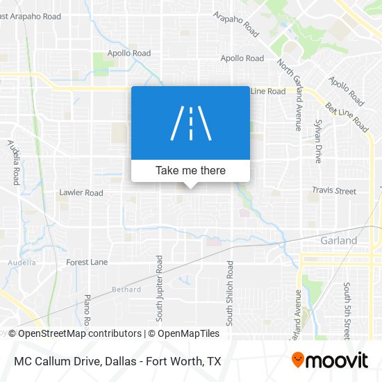 MC Callum Drive map