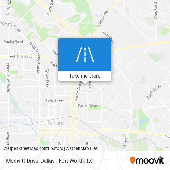 Mapa de Mcdivitt Drive