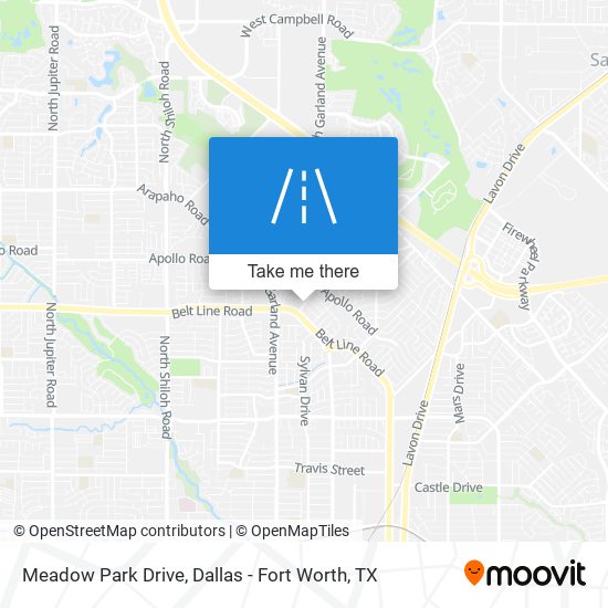 Mapa de Meadow Park Drive