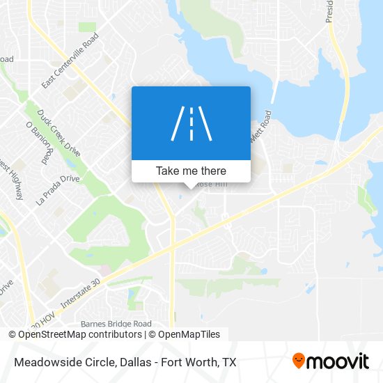 Meadowside Circle map