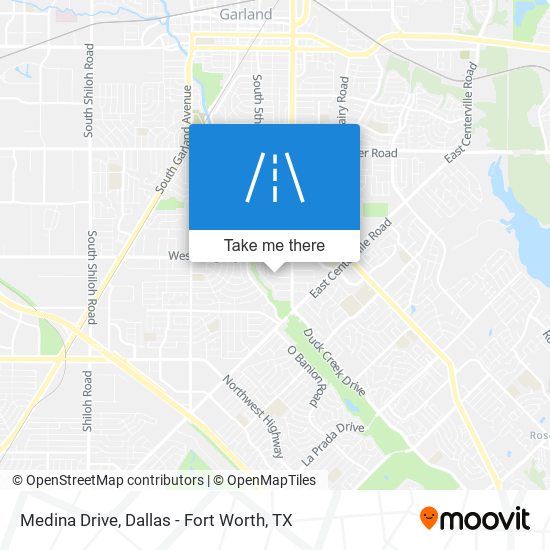 Medina Drive map