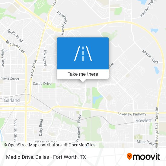 Medio Drive map