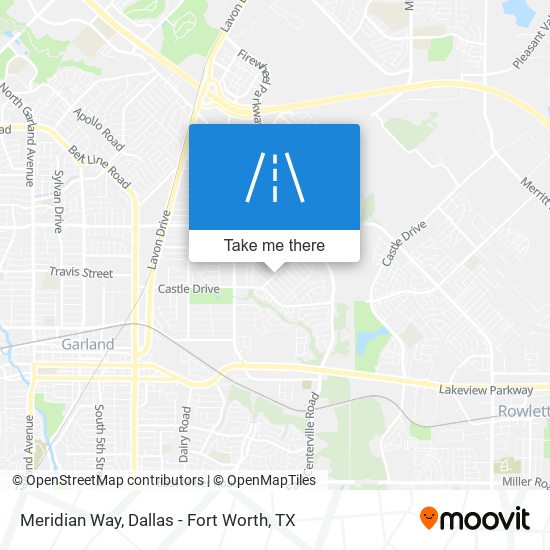 Mapa de Meridian Way