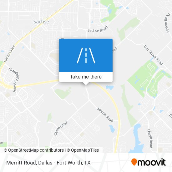 Merritt Road map