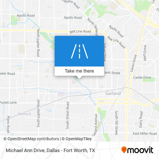 Michael Ann Drive map