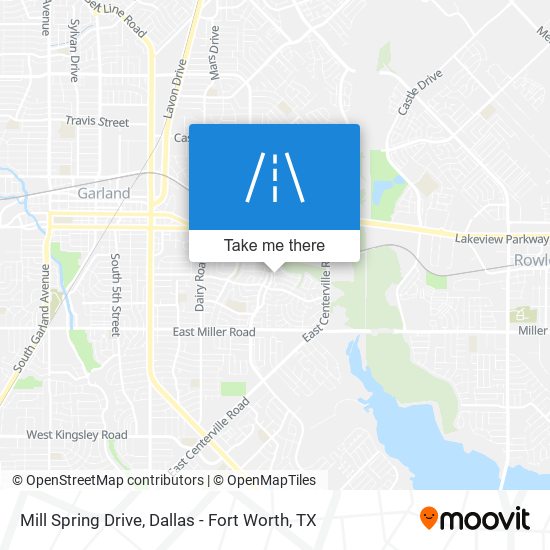 Mill Spring Drive map
