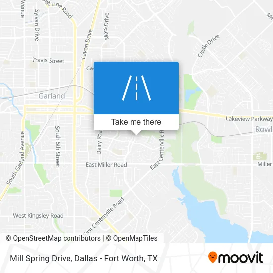 Mill Spring Drive map