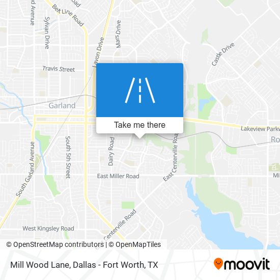 Mill Wood Lane map