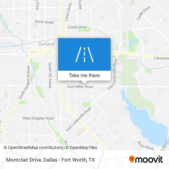 Montclair Drive map